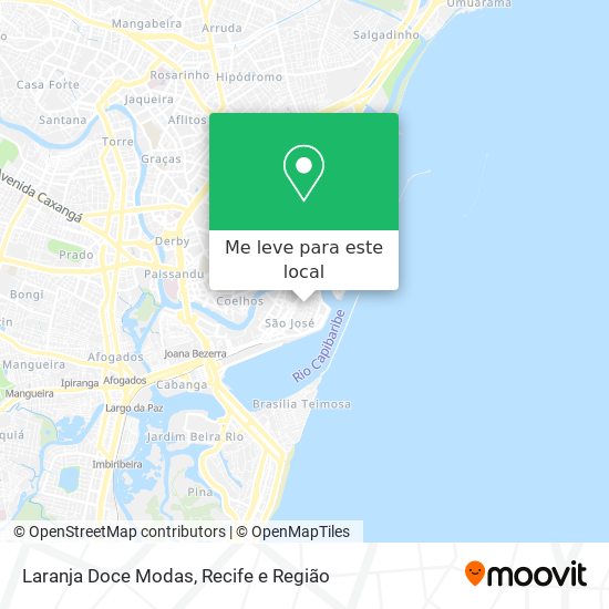 Laranja Doce Modas mapa