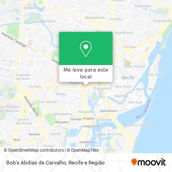 Bob's Abdias de Carvalho mapa