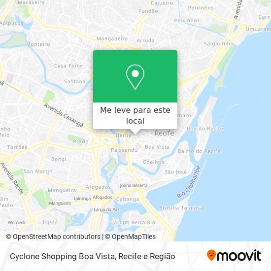Cyclone Shopping Boa Vista mapa