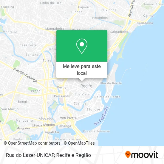 Rua do Lazer-UNICAP mapa