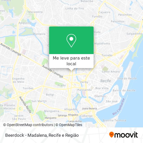 Beerdock - Madalena mapa