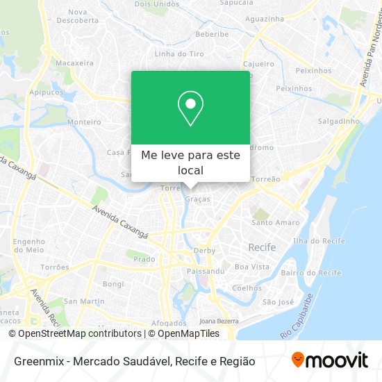 Greenmix - Mercado Saudável mapa