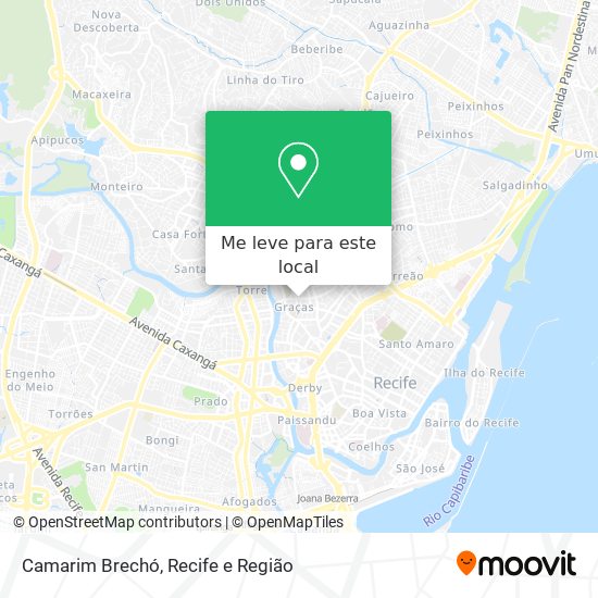 Camarim Brechó mapa