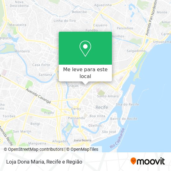 Loja Dona Maria mapa