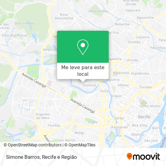 Simone Barros mapa