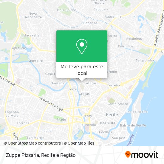 Zuppe Pizzaria mapa