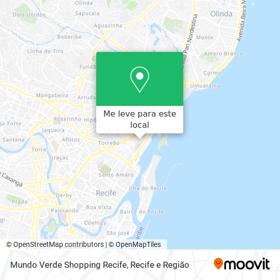 Mundo Verde Shopping Recife mapa