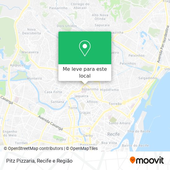 Pitz Pizzaria mapa