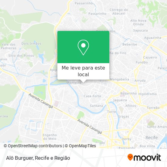 Alô Burguer mapa