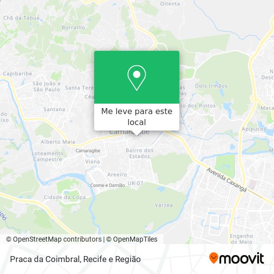 Praca da Coimbral mapa