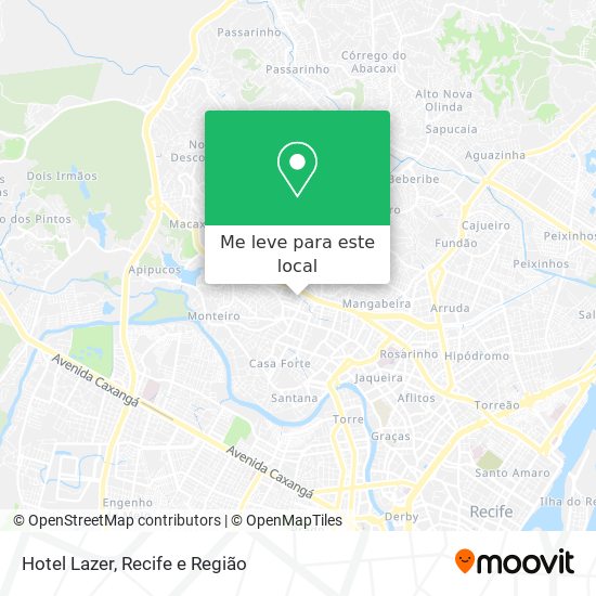 Hotel Lazer mapa