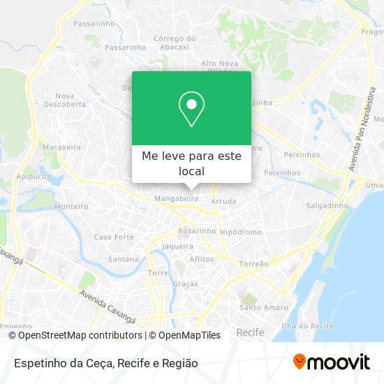 Espetinho da Ceça mapa