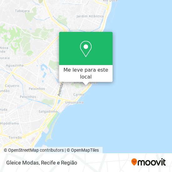 Gleice Modas mapa