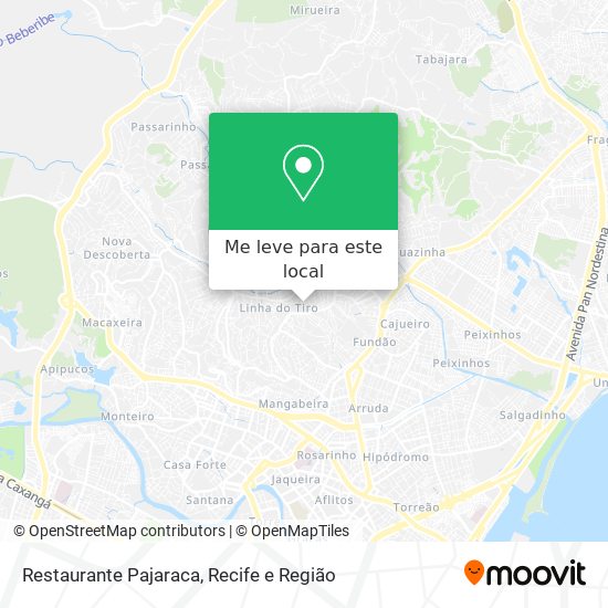 Restaurante Pajaraca mapa