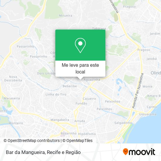 Bar da Mangueira mapa