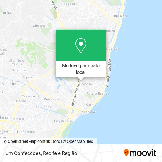Jm Confeccoes mapa