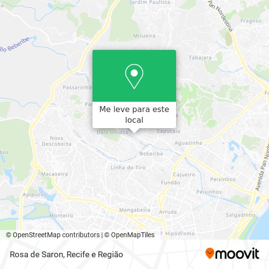 Rosa de Saron mapa