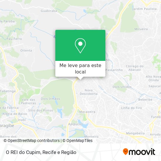 O REI do Cupim mapa
