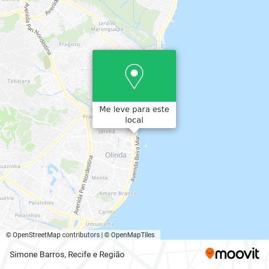Simone Barros mapa