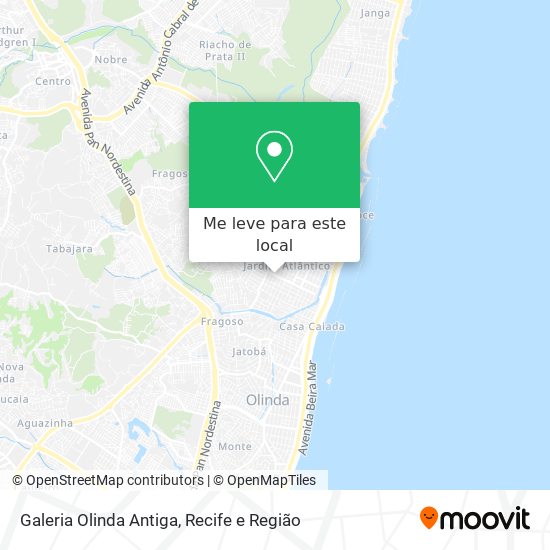 Galeria Olinda Antiga mapa