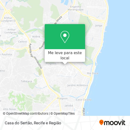 Casa do Sertão mapa