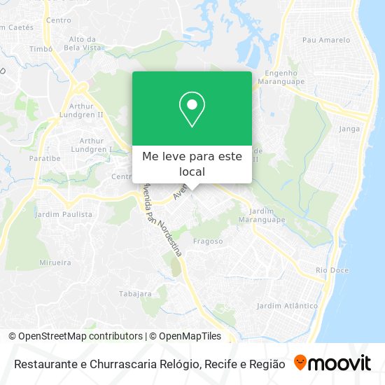 Restaurante e Churrascaria Relógio mapa