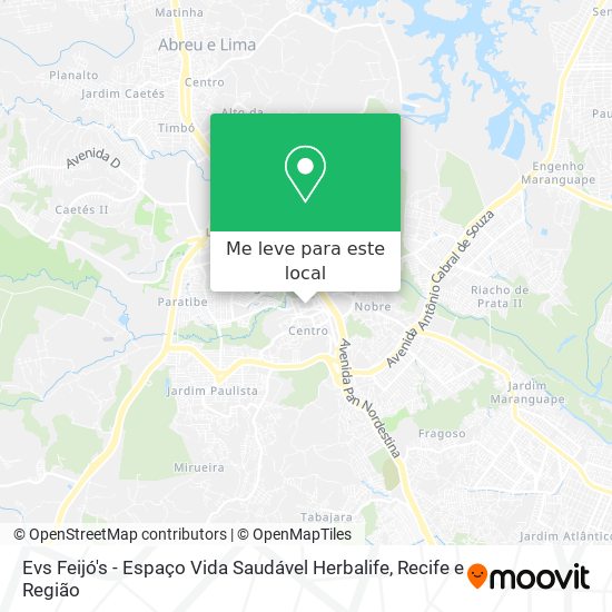 Evs Feijó's - Espaço Vida Saudável Herbalife mapa