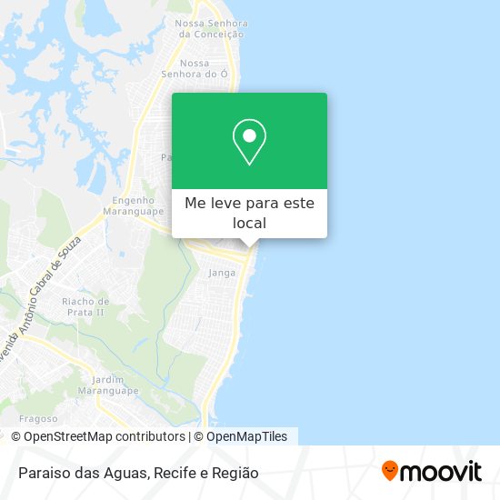 Paraiso das Aguas mapa