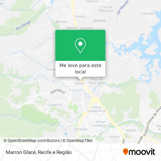 Marron Glacê mapa
