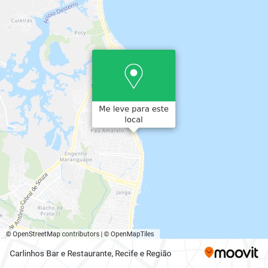Carlinhos Bar e Restaurante mapa