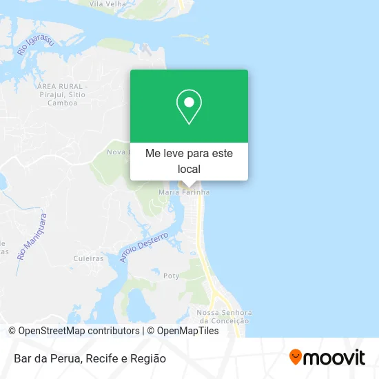 Bar da Perua mapa