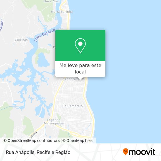 Rua Anápolis mapa