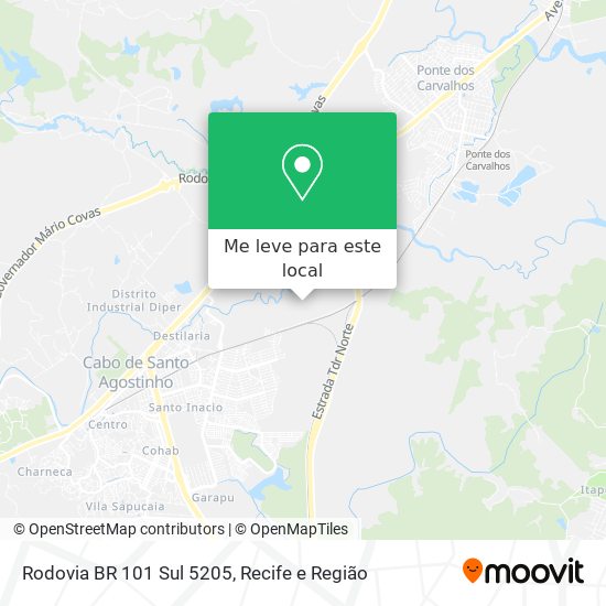 Rodovia BR 101 Sul 5205 mapa