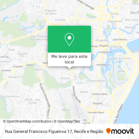 Rua General Francisco Figueiroa 17 mapa