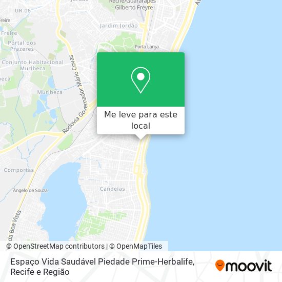 Espaço Vida Saudável Piedade Prime-Herbalife mapa