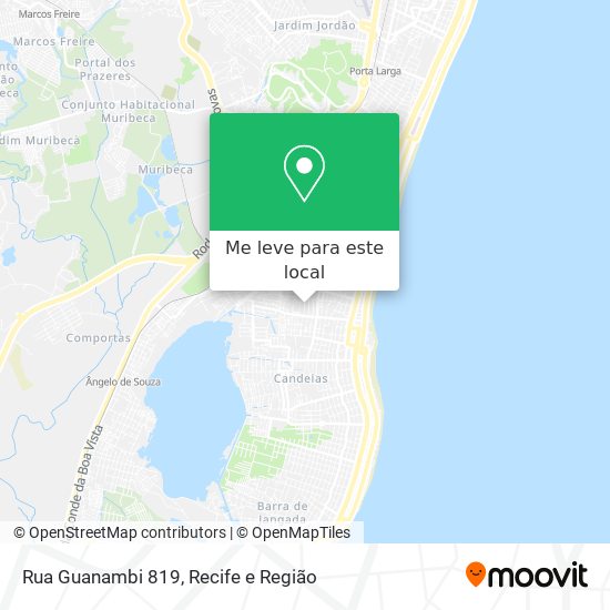 Rua Guanambi 819 mapa