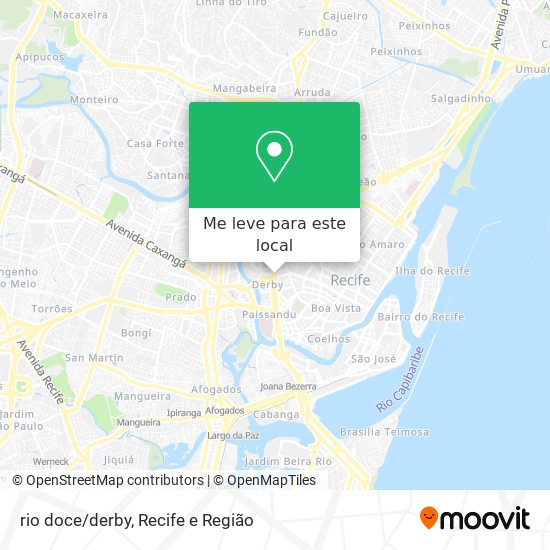 rio doce/derby mapa