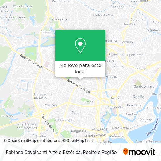 Fabiana Cavalcanti Arte e Estética mapa