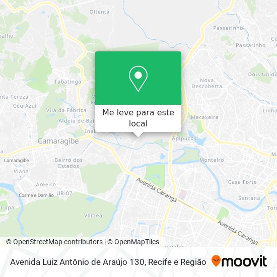 Avenida Luiz Antônio de Araújo 130 mapa
