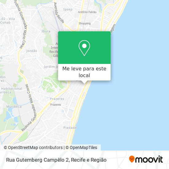 Rua Gutemberg Campêlo 2 mapa