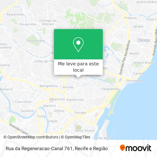 Rua da Regeneracao-Canal 761 mapa