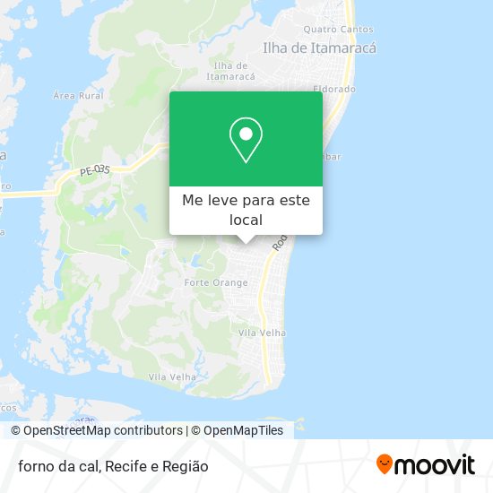 forno da cal mapa