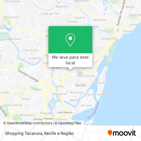 Shopping Tacaruna mapa