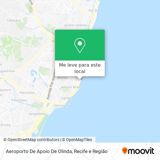 Aeroporto De Apoio De Olinda mapa
