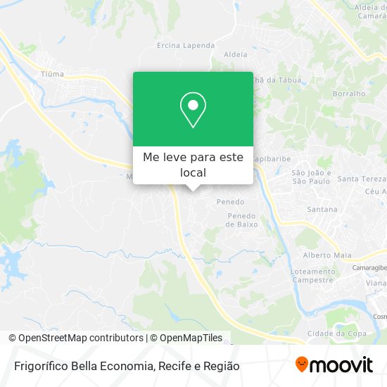Frigorífico Bella Economia mapa