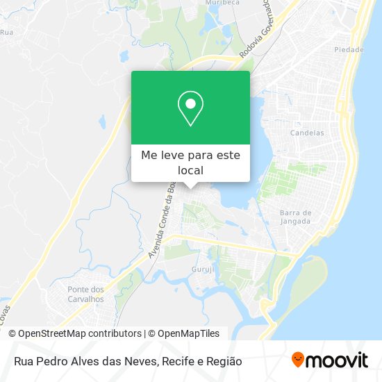 Rua Pedro Alves das Neves mapa