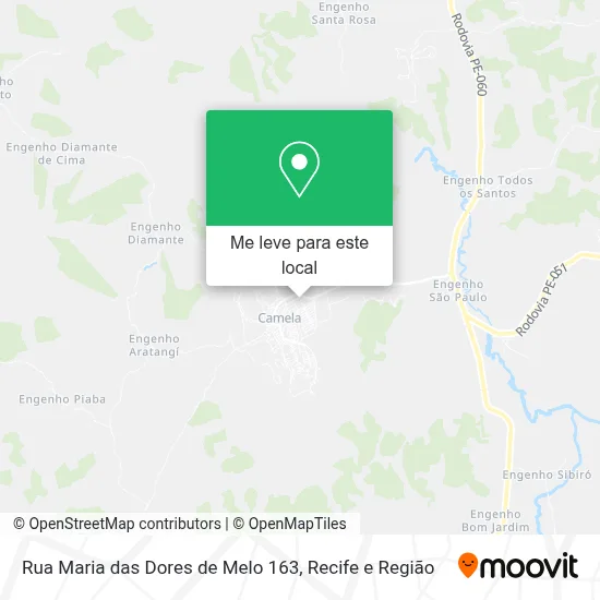 Rua Maria das Dores de Melo 163 mapa