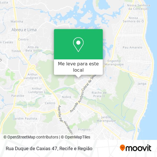 Rua Duque de Caxias 47 mapa