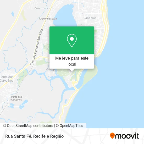 Rua Santa Fé mapa