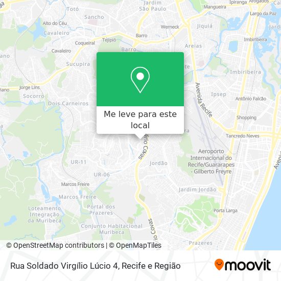 Rua Soldado Virgílio Lúcio 4 mapa